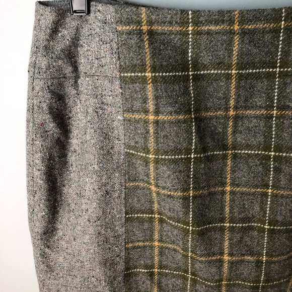 Banana Republic Plaid Skirt Size 8 - Picture 2 of 6